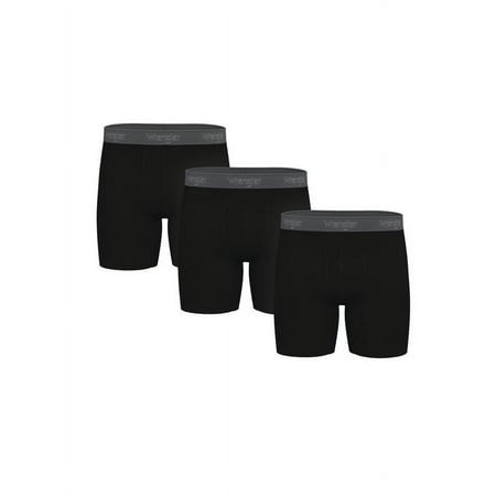 Men's XL Wrangler ComfortFlex Stretch Boxer Briefs, Pack of 3