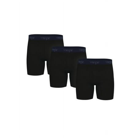 Men's Wrangler Supima ComfortFlex Boxer Briefs 2XL Pack of 3