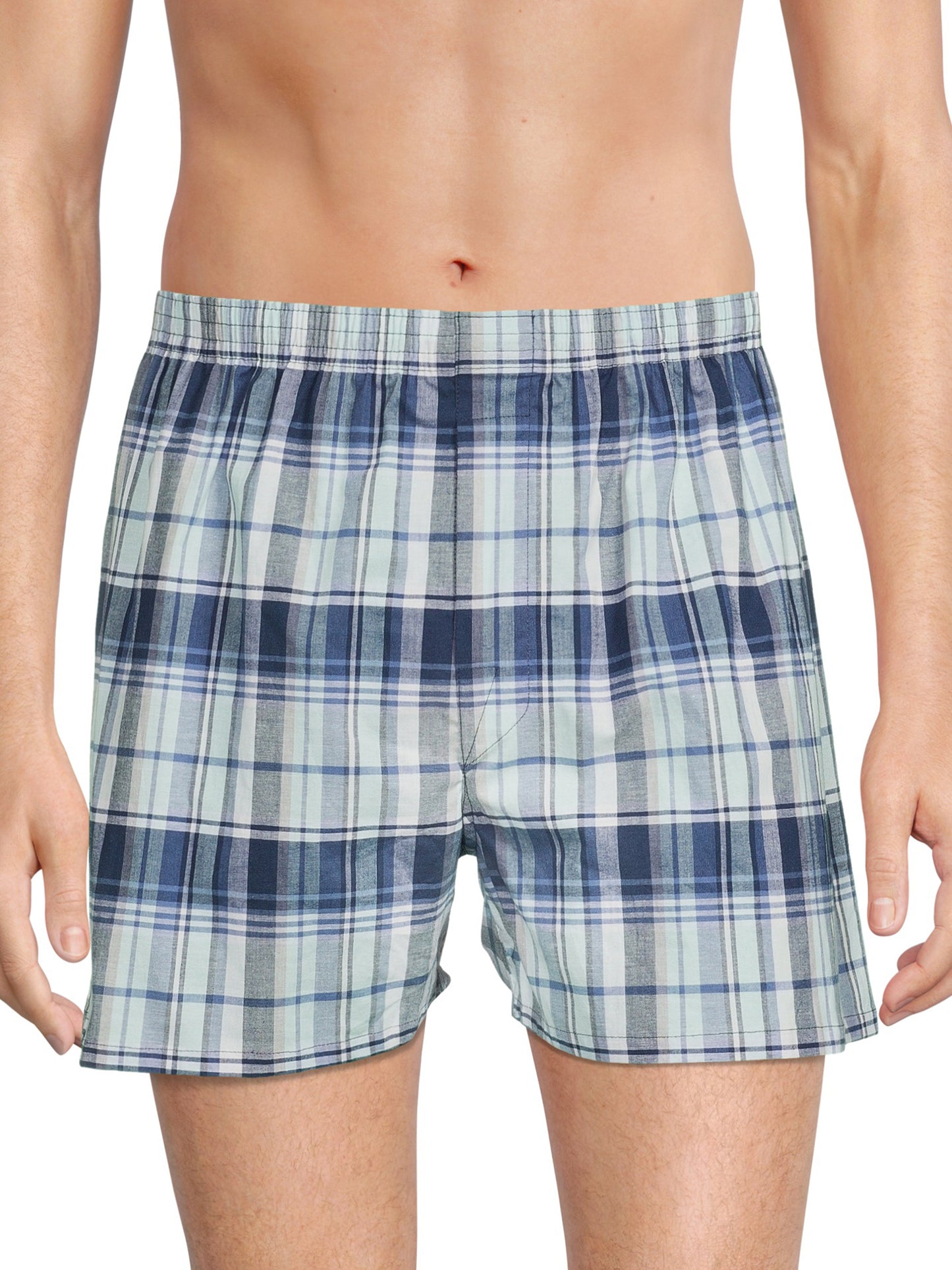 George Men's Moisture-Wicking Stretch Woven Boxers, 6-Pack