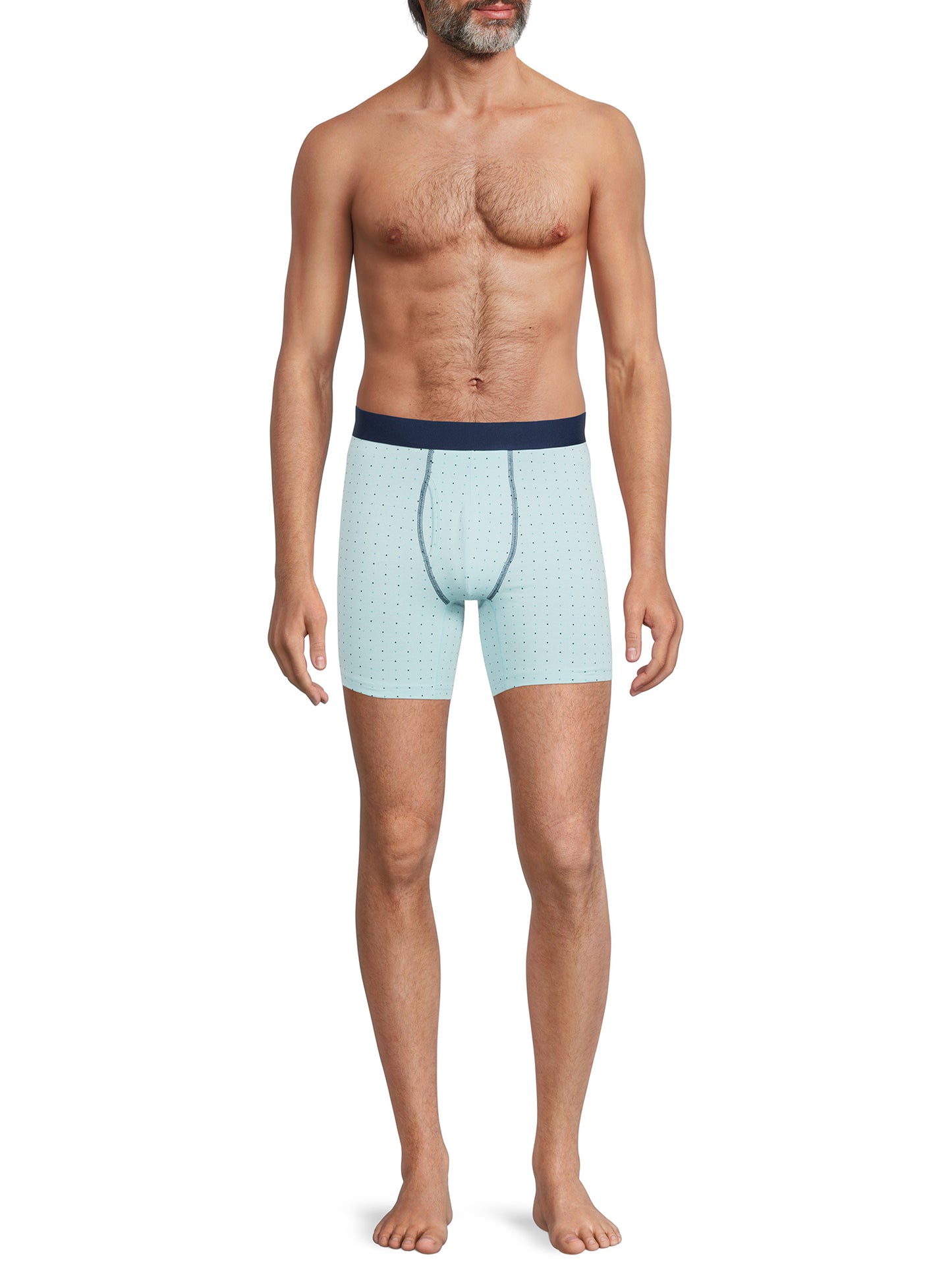 George Men's Dot & Stripe Boxer Briefs, 3-Pack