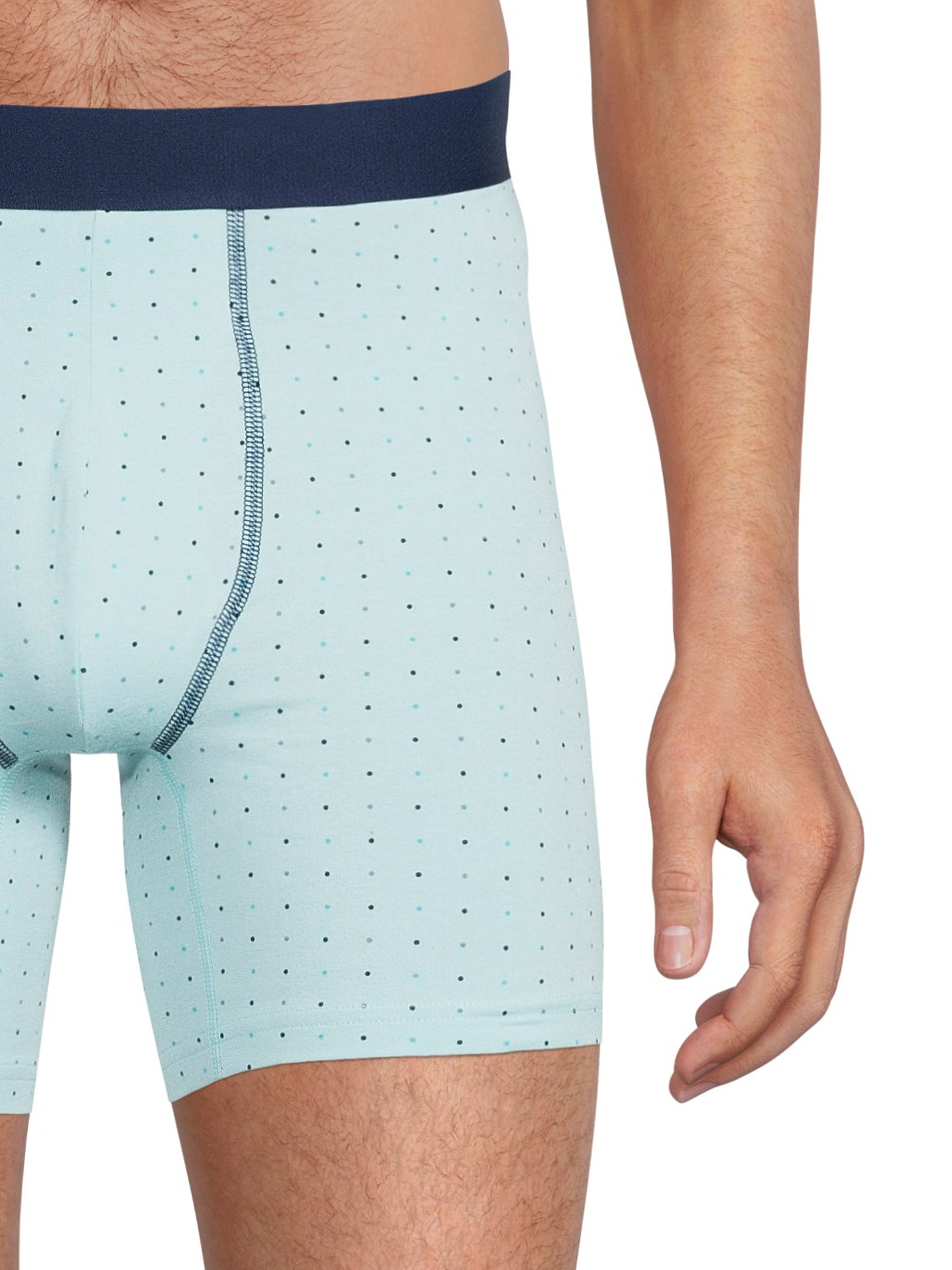 George Men's Dot & Stripe Boxer Briefs, 3-Pack