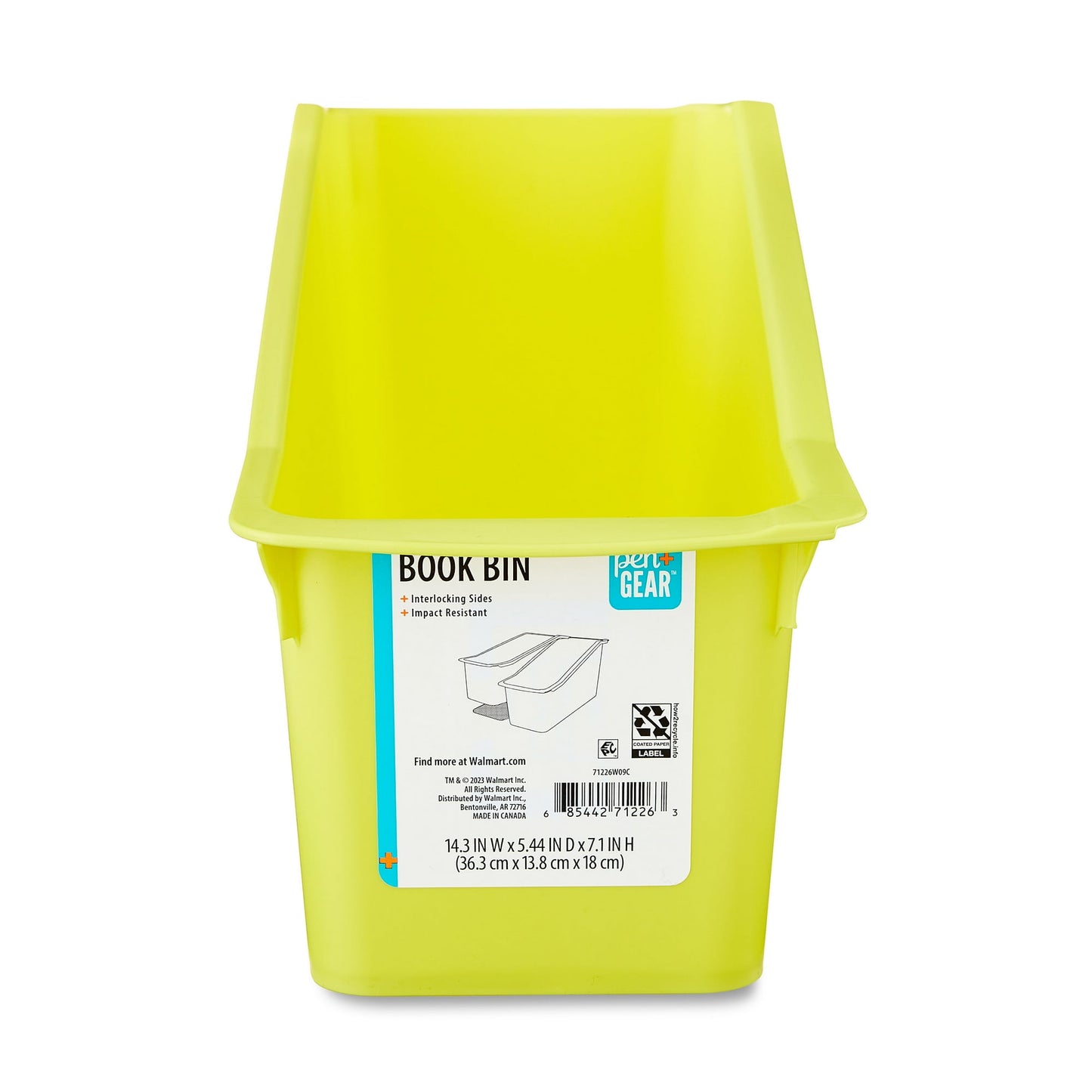 Pen+Gear Book Bin, Desktop Organizer, 1-Pack