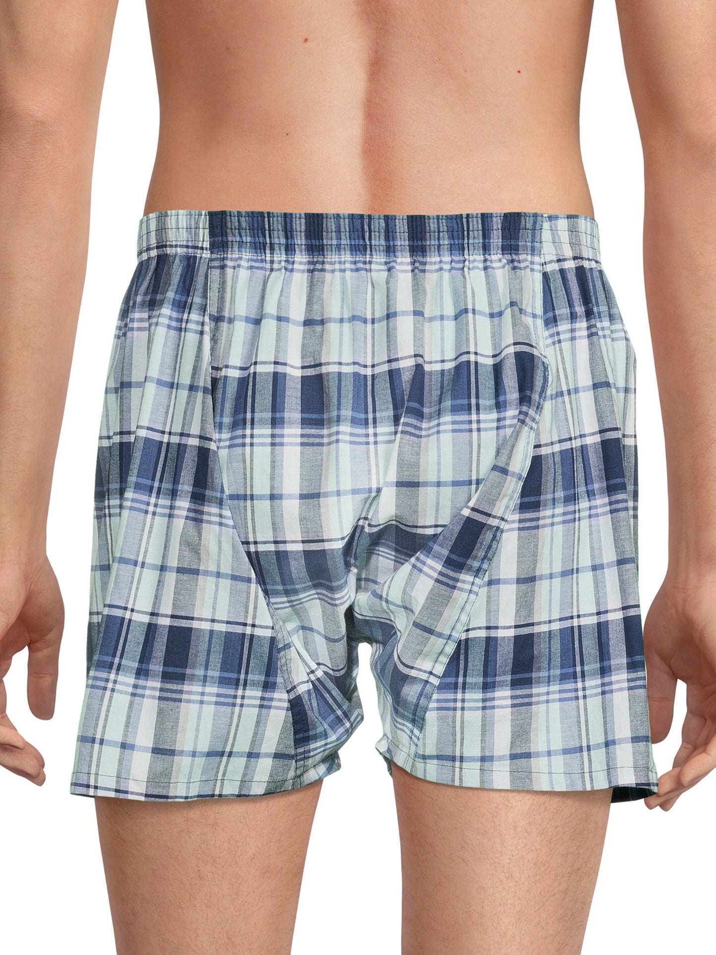George Men's Moisture-Wicking Stretch Woven Boxers, 6-Pack