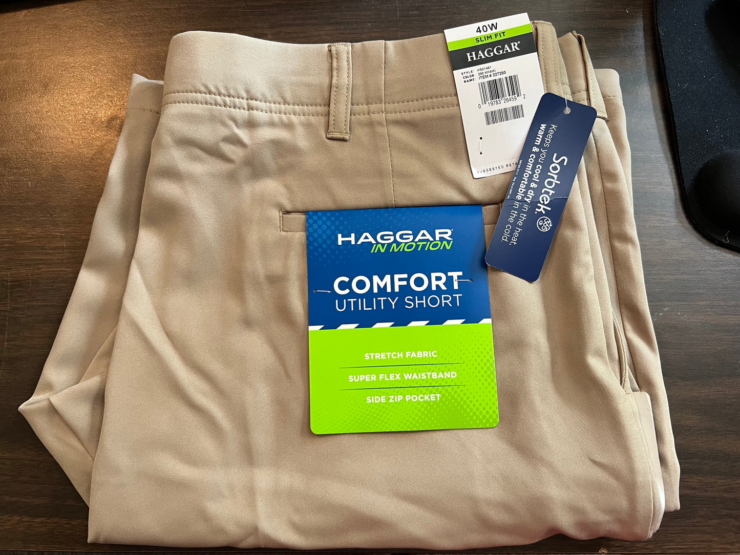 Haggar In Motion Slim Fit Short 40w