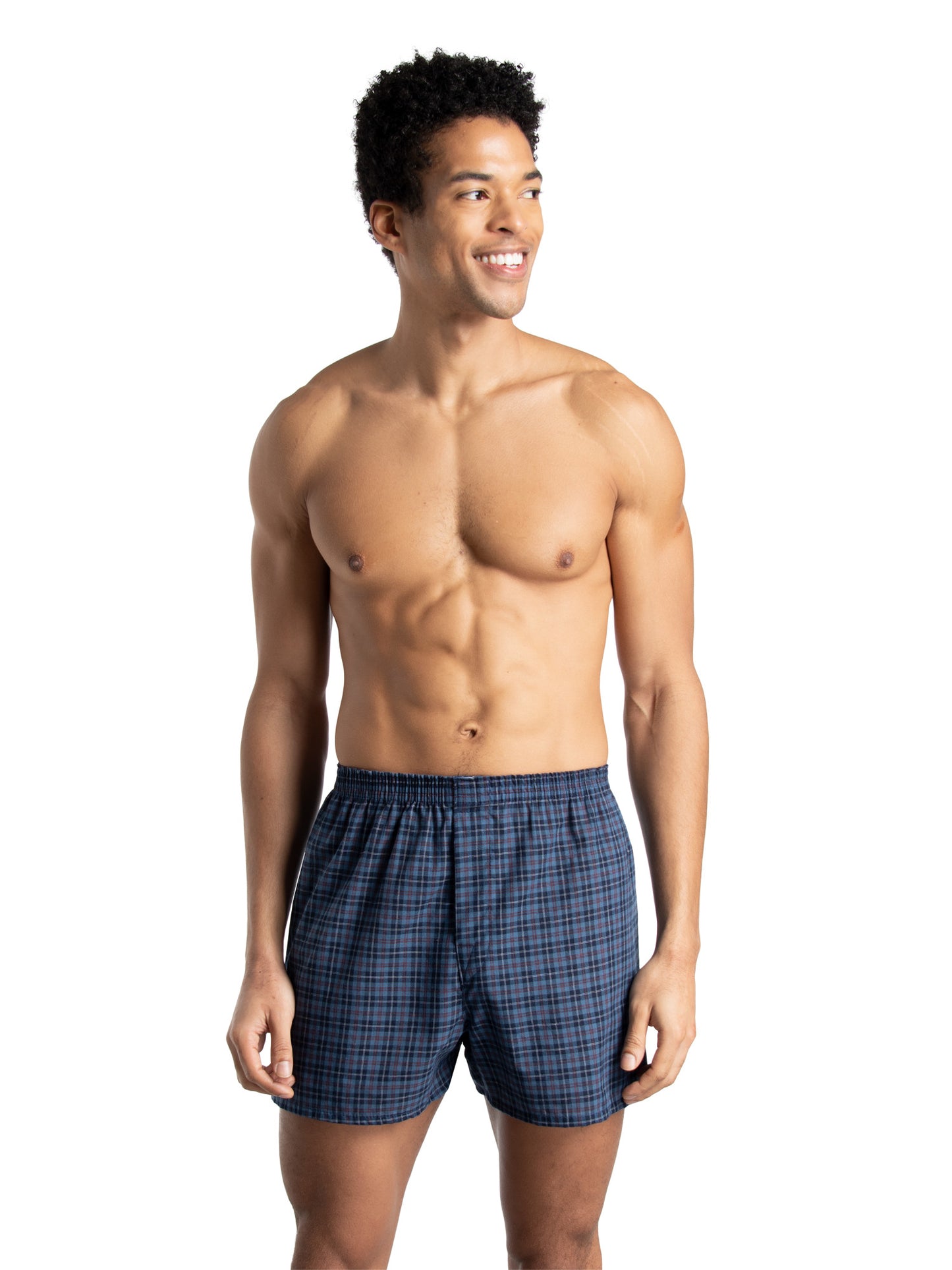 Fruit of the Loom Men's Woven Boxers, 6 Pack