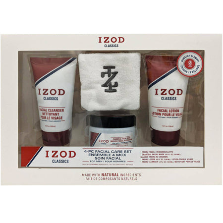 IZOD Classics Men's 4 PC Natural Facial Care Set