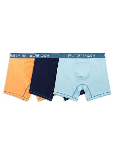 Fruit Of The Loom Men's Boxer Briefs, XL, Pack of 3