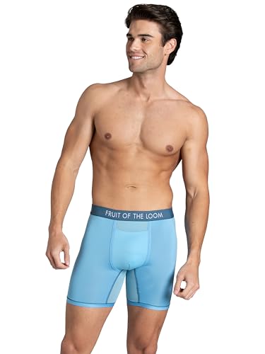 Fruit Of The Loom Men's Boxer Briefs, XL, Pack of 3