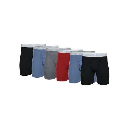 George Men's Regular Leg Boxer Briefs, Size S