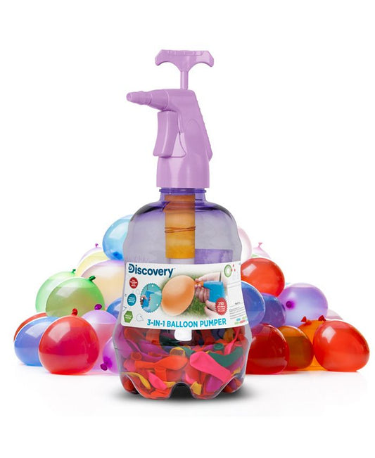 Discovery KIDS 3-in-1 Balloon Pumper (COLORS MAY VARY)