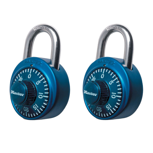 Master Lock 48mm Combination Lock 19mm Shackle Pack of 2