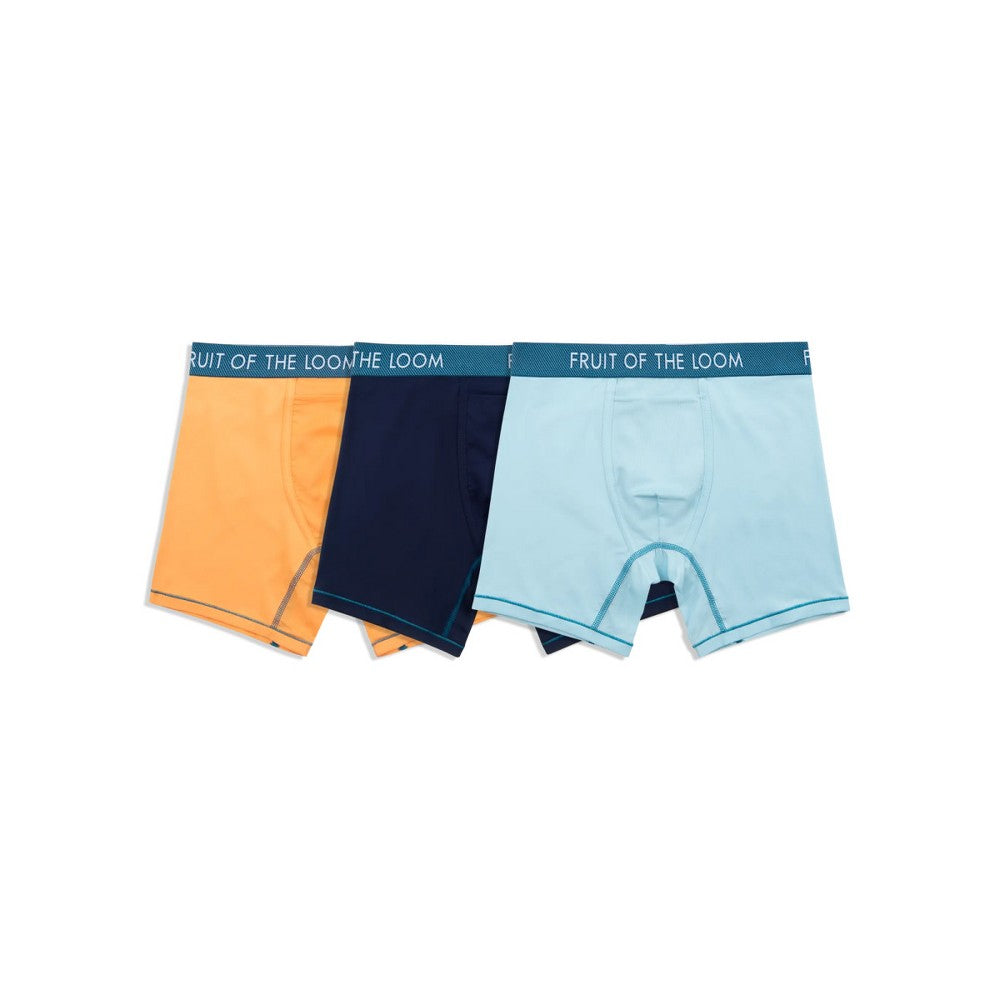 Fruit Of The Loom Men's Boxer Briefs, XL, Pack of 3