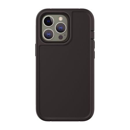 Onn. Rugged iPhone 13 Pro Case with Holster - Black
