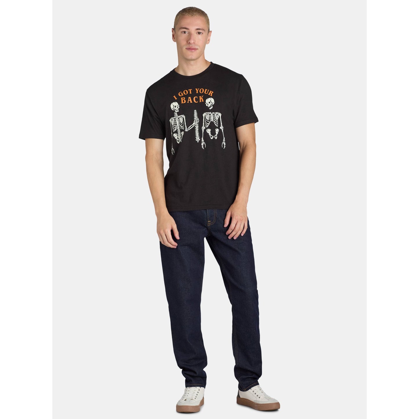 Men's Halloween Back Breaker Tee with Short Sleeves