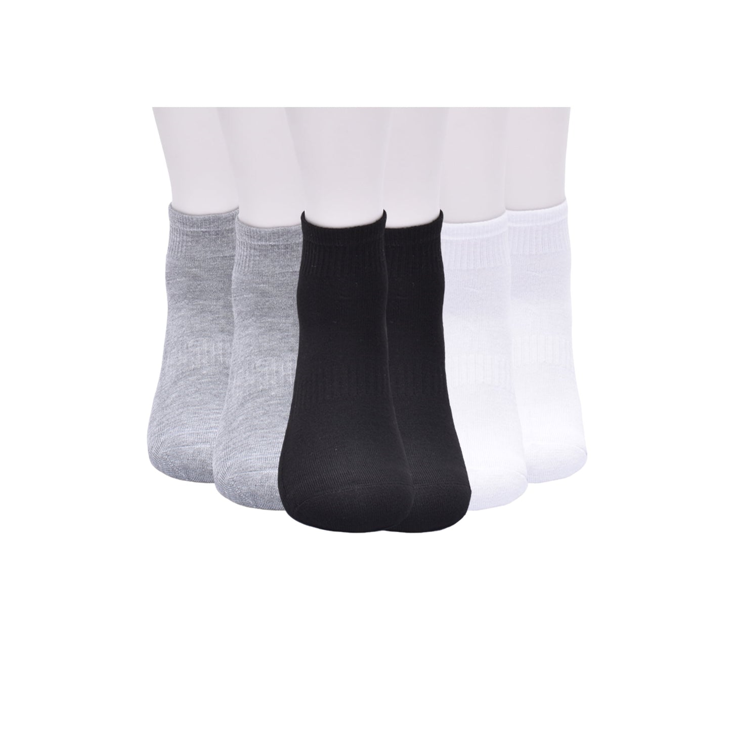 Athletic Works Men's Ankle Socks, 6-Pack