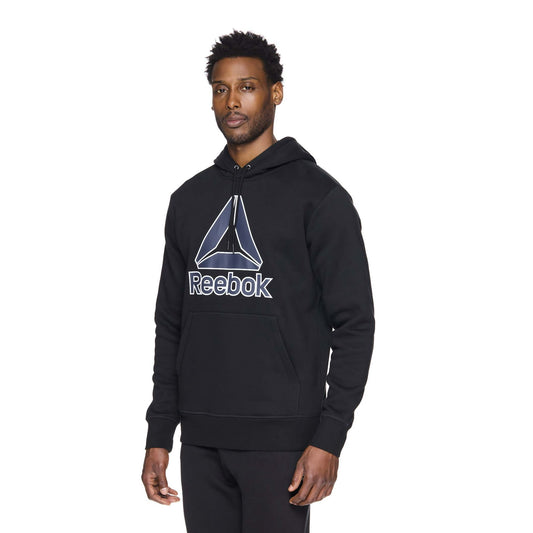 Reebok Men's and Big Men's Big Logo Fleece Hoodie Sweatshirt