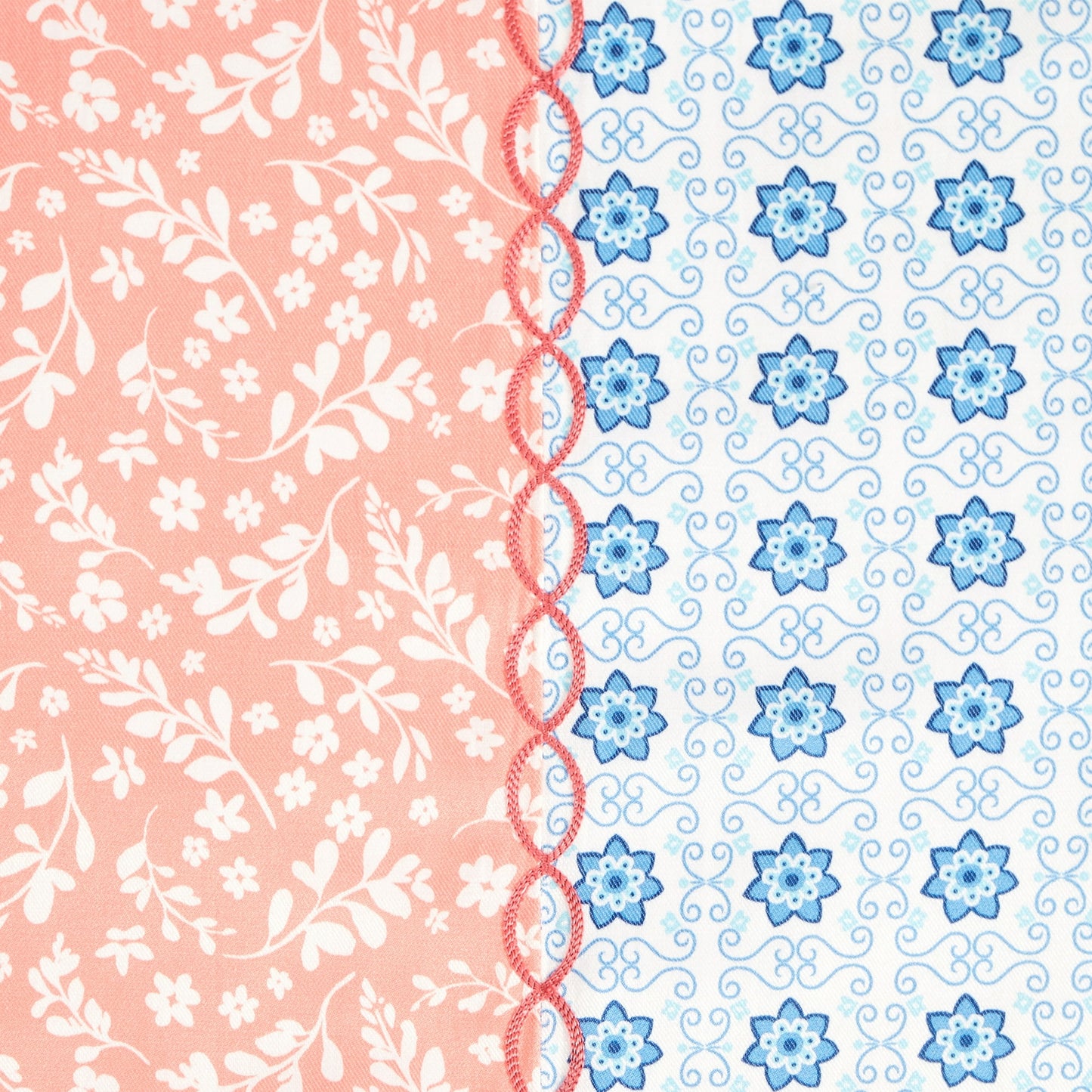 The Pioneer Woman Ditsy Patchwork Cotton-Rich Shower Curtain, 72"x72"