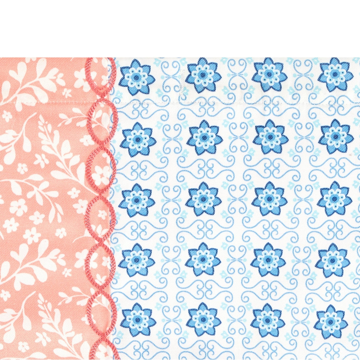 The Pioneer Woman Ditsy Patchwork Cotton-Rich Shower Curtain, 72"x72"