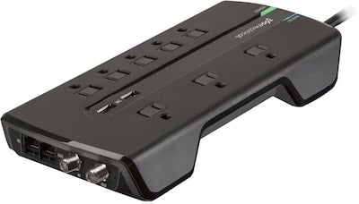 360 Electrical Director 3.4 Surge Strip, 8 Outlets, 2 USB, 6 Ft