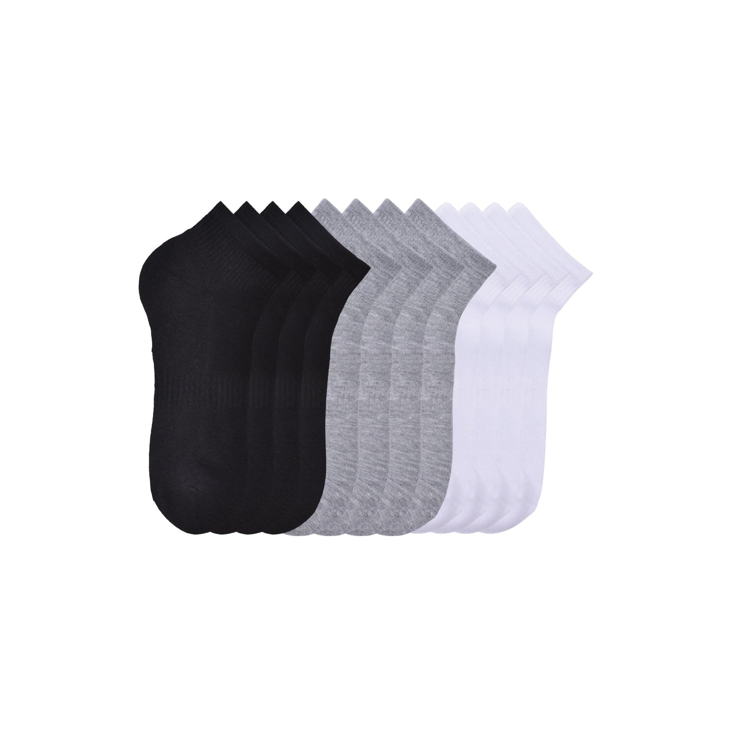 Athletic Works Men's Ankle Socks, 6-Pack