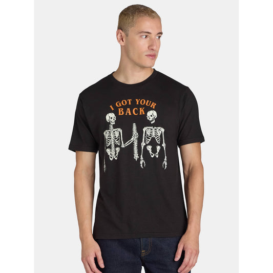 Men's Halloween Back Breaker Tee with Short Sleeves