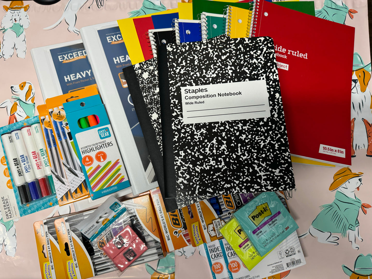 Back to School Supply Bundle Kit for Middle, High School, College Over 70+ Items