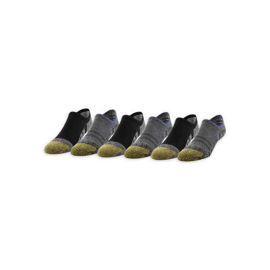 GOLDTOE Edition Men's ProSport Cushion Max Sneaker Socks, 6-Pack