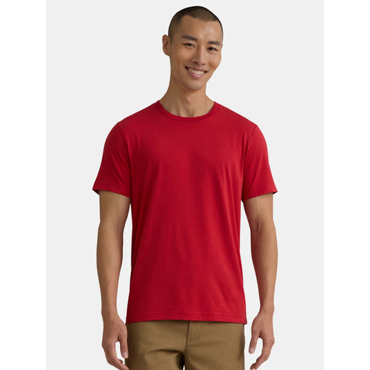 George Men’s & Big Men’s Crewneck Tee with Short Sleeves