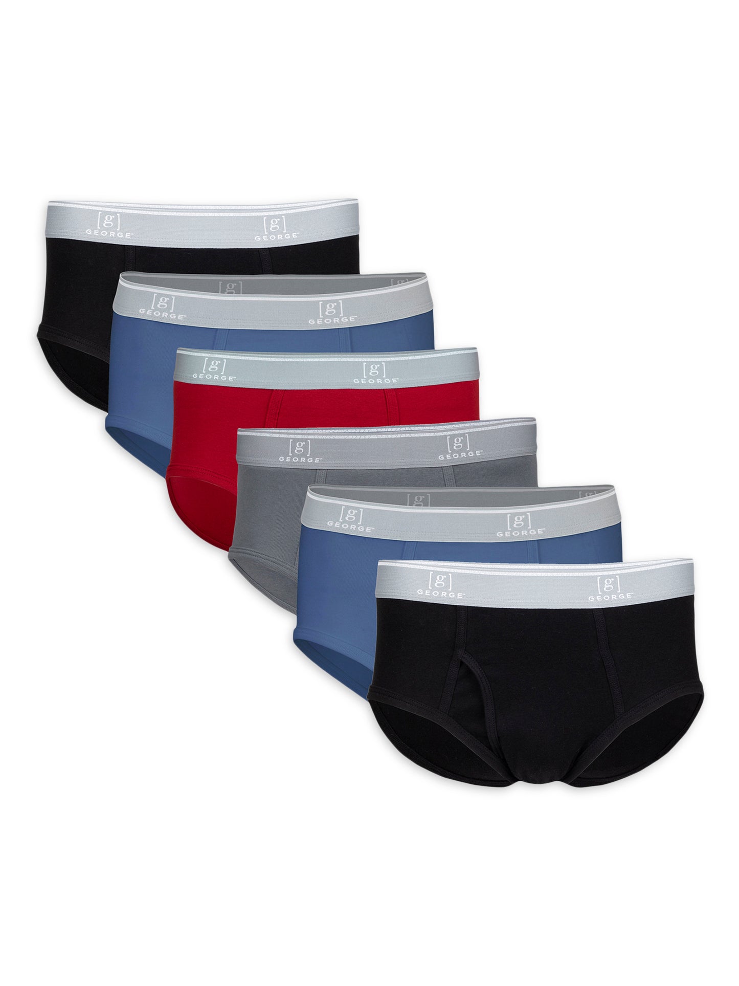 George Men's Briefs, 6-Pack