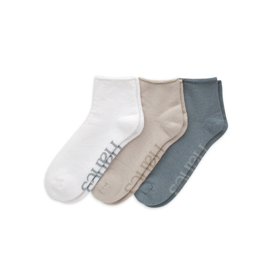 Hanes Originals Men’s SuperSoft Ankle Socks, 3-Pairs