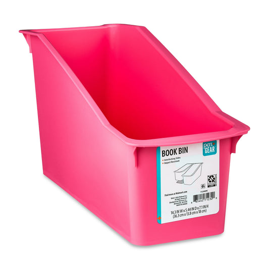 Pen+Gear Book Bin, Desktop Organizer, 1-Pack