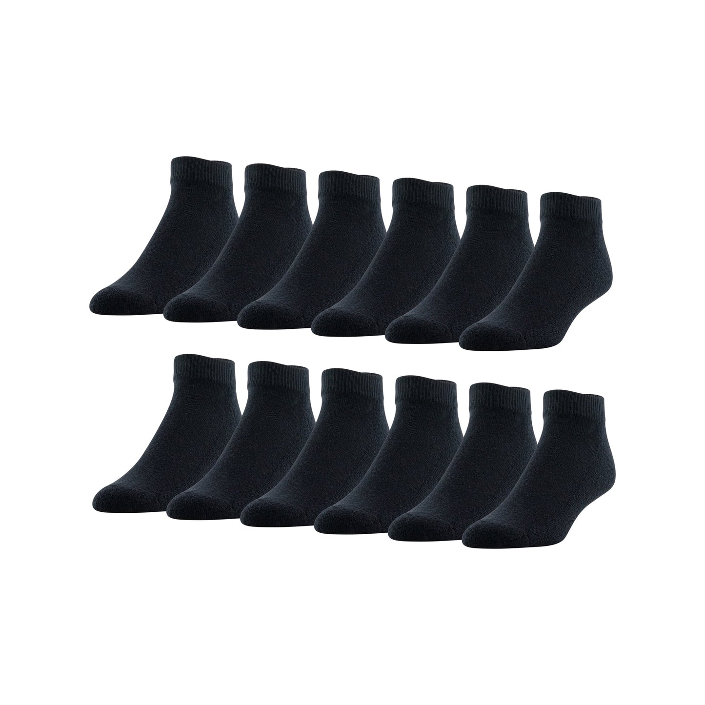 PowerSox Men's Cushion Low Cut Socks, 12-Pack