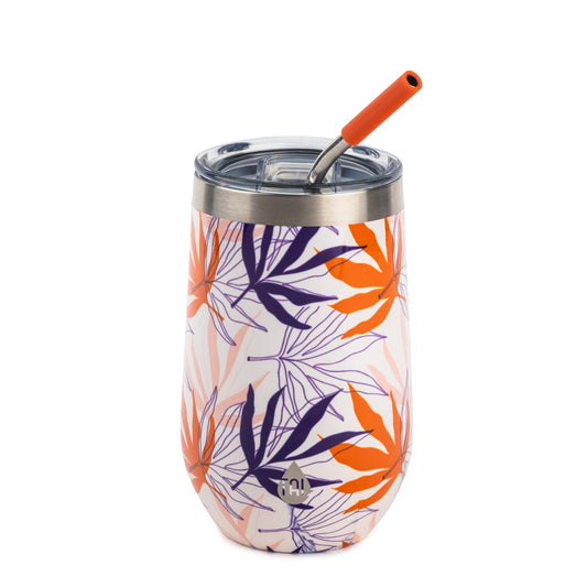 TAL Stainless Steel Wine Tumbler 16oz, Leaf