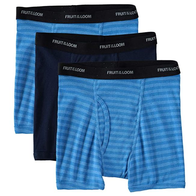 Fruit Of The Loom Men's Boxer Briefs, XL, Pack of 3