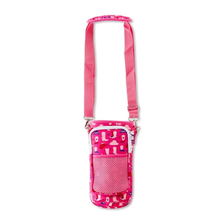 Easter Car Cup Bottle Sleeve With Pouch Pink Cowgirl