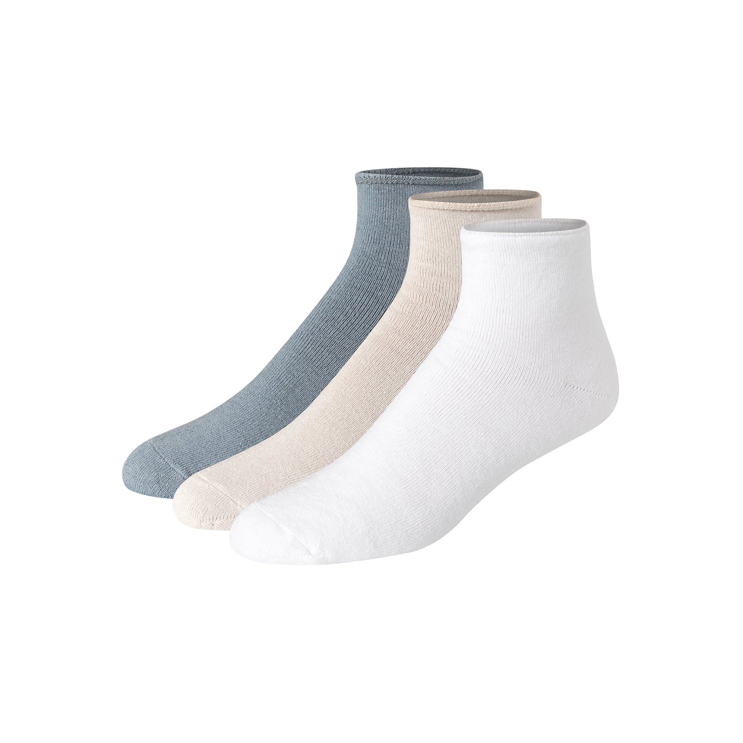 Hanes Originals Men’s SuperSoft Ankle Socks, 3-Pairs