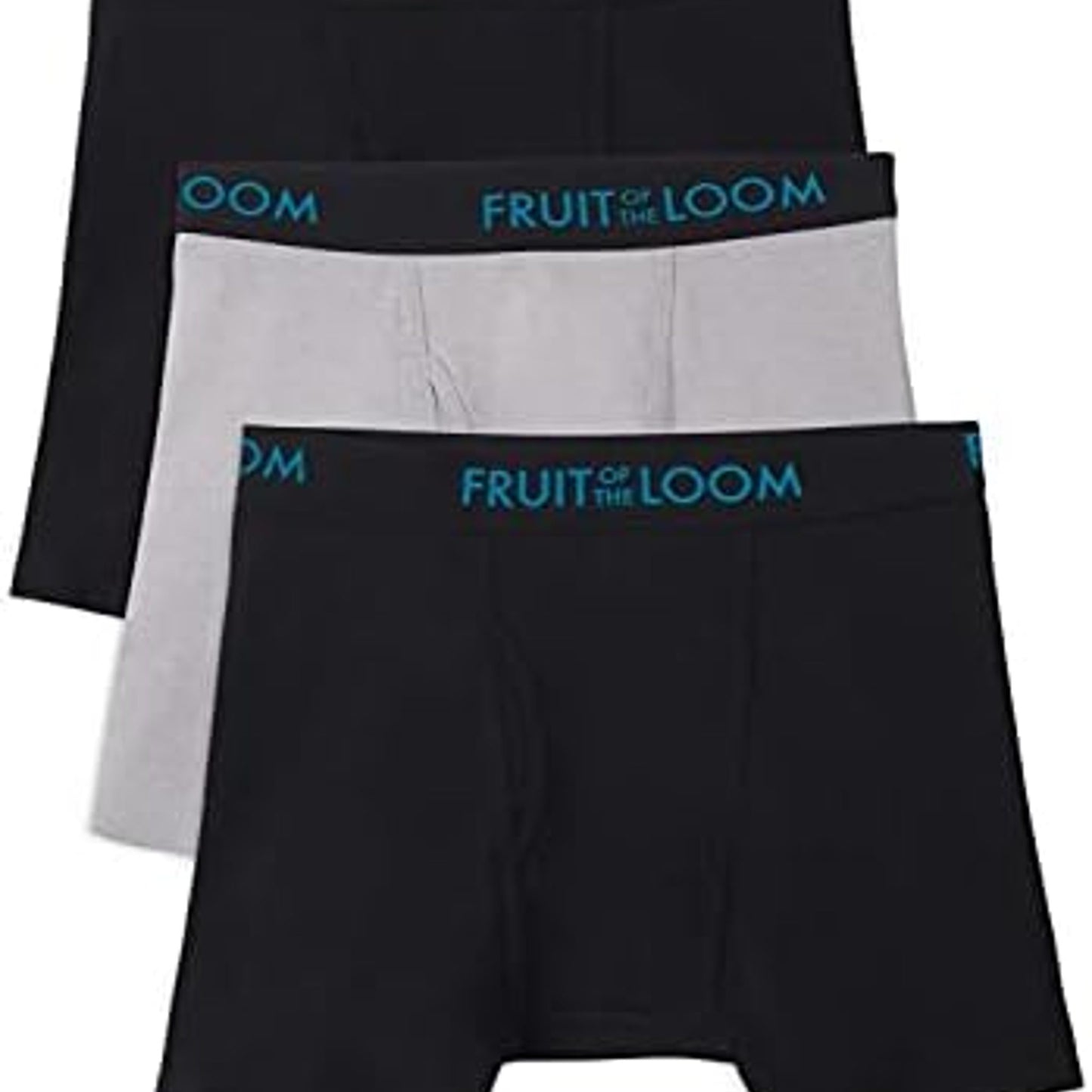 Fruit Of The Loom Men's Boxer Briefs, XL, Pack of 3
