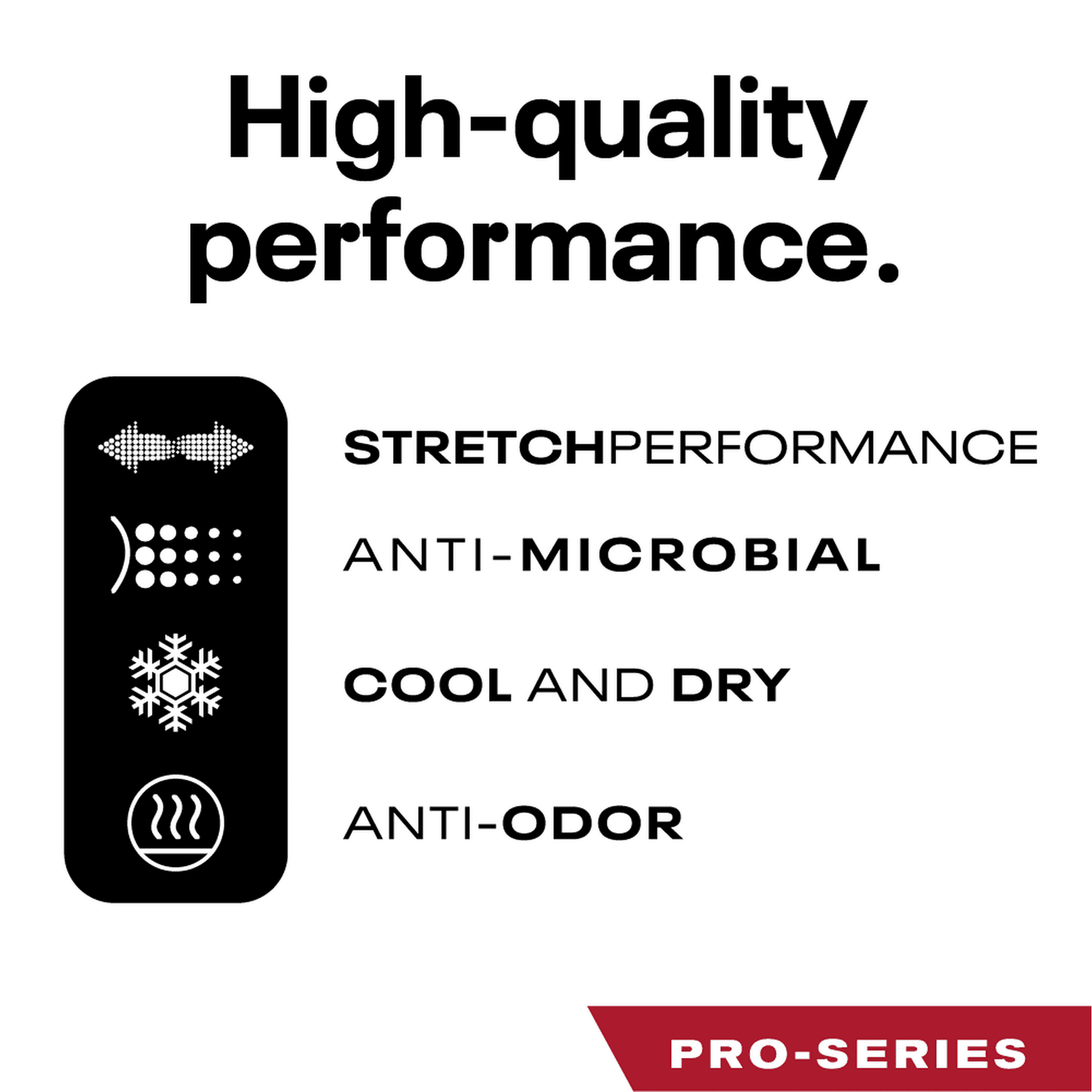 Reebok Men's Underwear Pro Series Performance Boxer Brief, 3 Pack