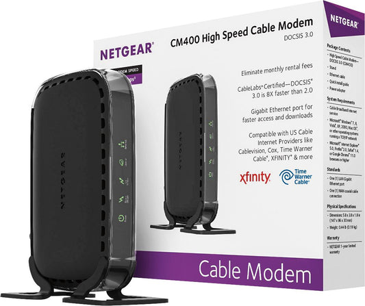NETGEAR - 8 x 4 DOCSIS 3.0 Cable Modem