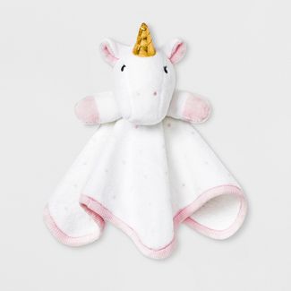 Baby Girls' Unicorn Washcloth - Cloud Island™ White