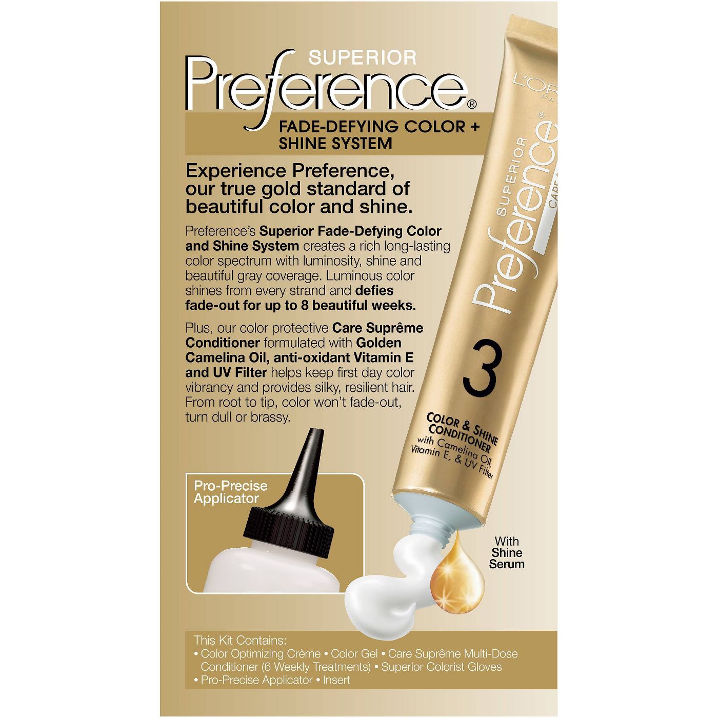 L'Oreal Paris Superior Preference Permanent Hair Color (OPAL BLONDE)- 6.5 fl oz