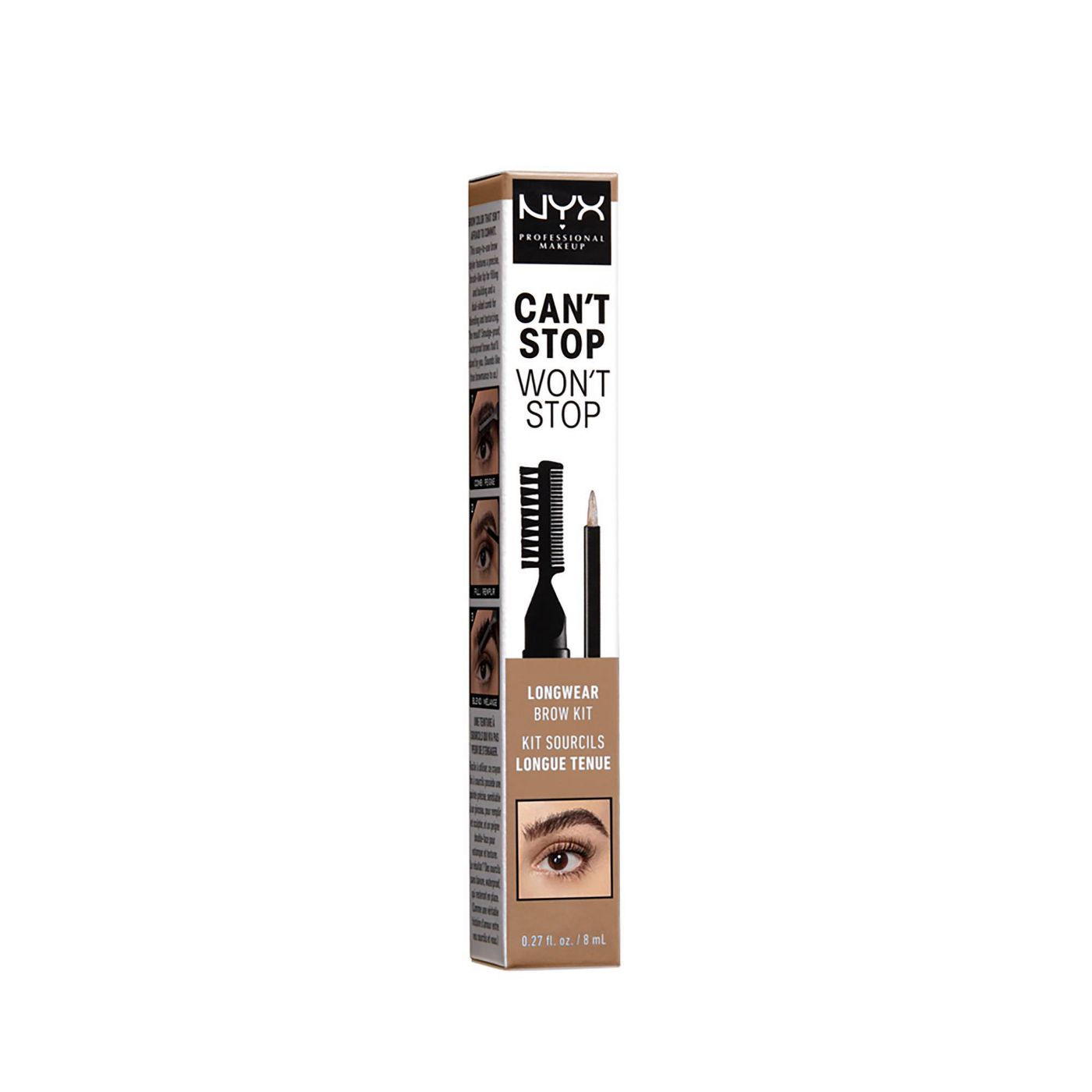 Can't Stop Won't Stop Longwear Brow Ink Kit (Taupe)- 0.27 fl oz
